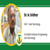 Sri Shakthi Institute of Engineering and Technology, HOD - Food Technology: Dr. N. Sridhar Interview